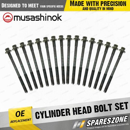 Cylinder Head Bolt Set for Mazda 323 BA 626 MX6 GE 2.0 2.5L KF KL V6 24v 91-98
