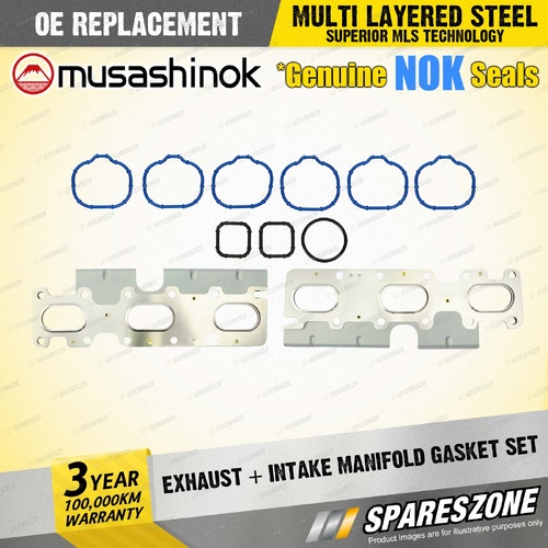 Exhaust + Intake Manifold Gasket Set for Mazda CX-9 TB TBA 3.7L V6 24V 2007-2016