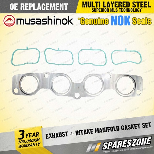 Exhaust + Intake Manifold Gasket for Mazda 3 BM BN BP BL CX-5 CX-3 CX-30 2.0L