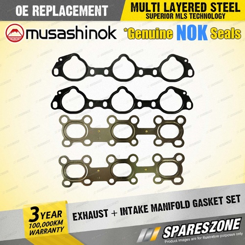 Exhaust+Intake Manifold Gasket for Nissan 350Z Z33 Elgrand E50 Maxima J31 Murano