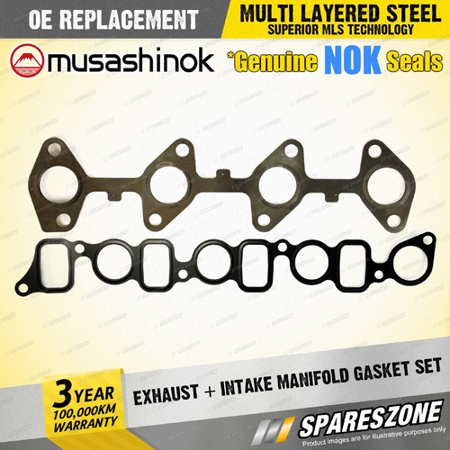 Exhaust + Intake Manifold Gasket for Toyota Hiace KDH200 201 205 206 220 222 223