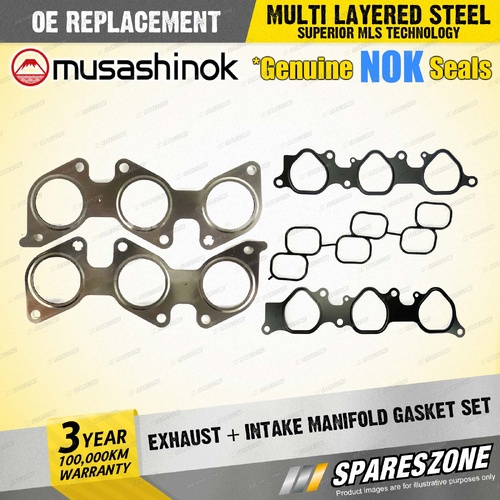 Exhaust+Intake Manifold Gasket for Toyota Hilux GGN 15 25 Landcruiser GRJ120 121