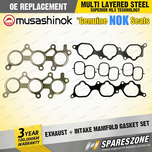 Exhaust+Intake Manifold Gasket for Toyota RAV4 GSA33R Kluger GSU45 Aurion Tarago