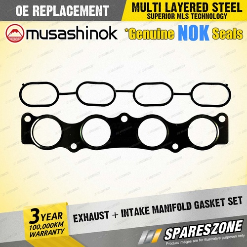 Exhaust + Intake Manifold Gasket for Toyota Corolla ZRE 152R 172R 182R Prius V