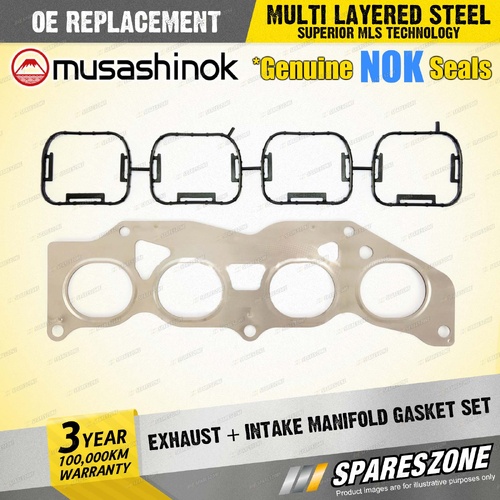 Exhaust + Intake Manifold Gasket for Toyota Camry ASV50 RAV4 ASA44 2.5L 11-19