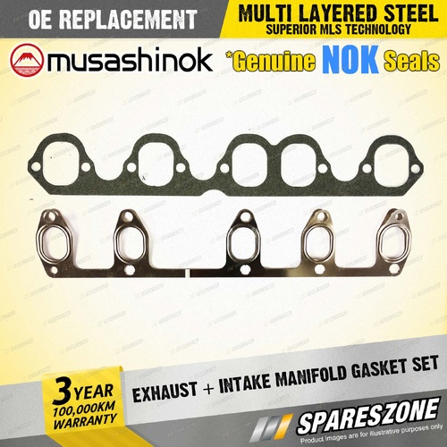 Exhaust + Intake Manifold Gasket for Volkswagen LT35 LT46 2D 2.5L I5 10V 03-07