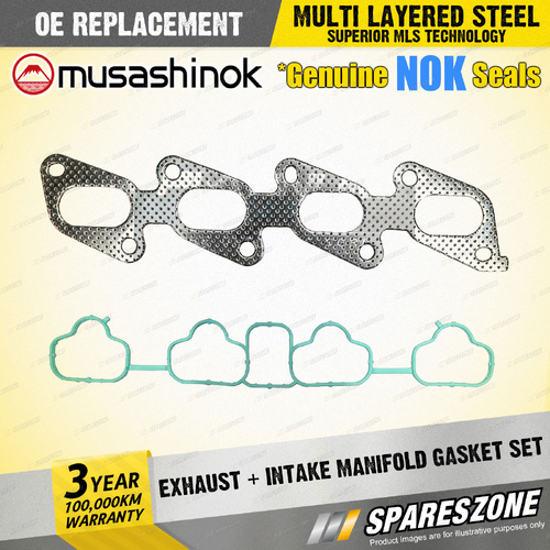 Exhaust + Intake Manifold Gasket for Holden Barina TM Cruze JH 1.4L LUJ 11-17