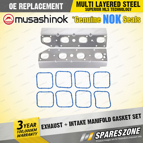 Exhaust + Intake Manifold Gasket for Ram 1500 5.7L EZH V8 16V Ute 2013-2018