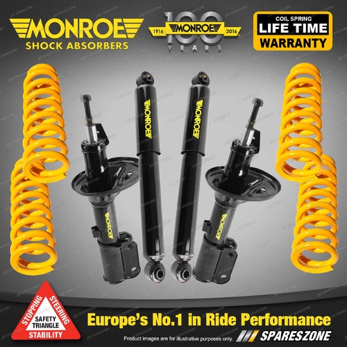Monroe Shocks King Raised Springs for Jeep Grand Cherokee WH Wagon 6/05 - 10