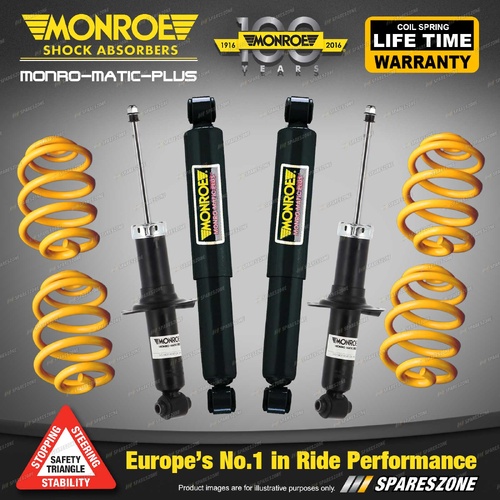 Monroe Monro-Matic Plus Shocks & King Super Low Springs for Subaru Impreza GE GH
