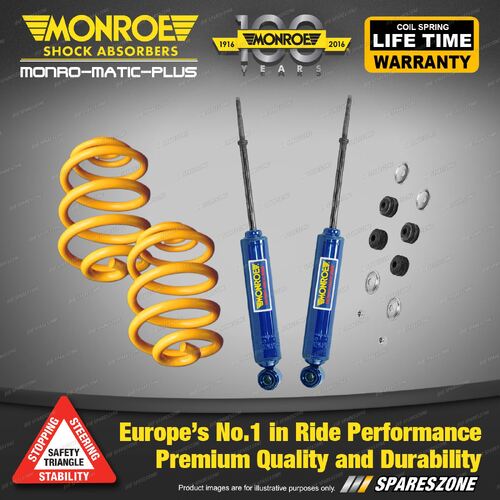 Rear Standard Monroe Shock Absorbers King Springs for MITSUBISHI MIRAGE CE Hatch