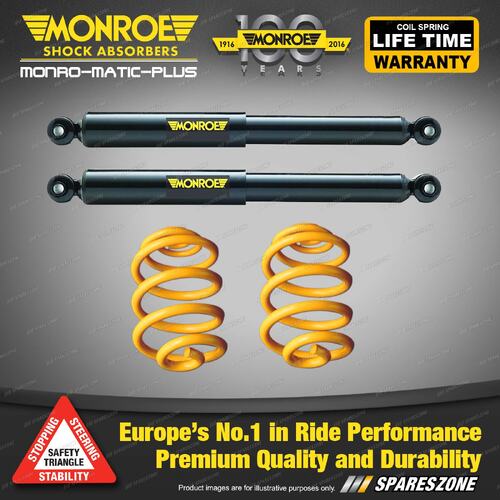 Front Lowered Monroe Shock Absorbers King Springs for HOLDEN HK HG HT 8CYL 67-70