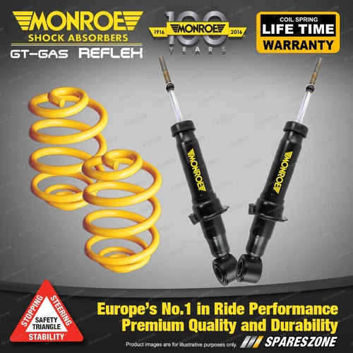 Rear Lower Monroe Shock Absorbers King Springs for HOLDEN STATESMAN WN V8 Sedan