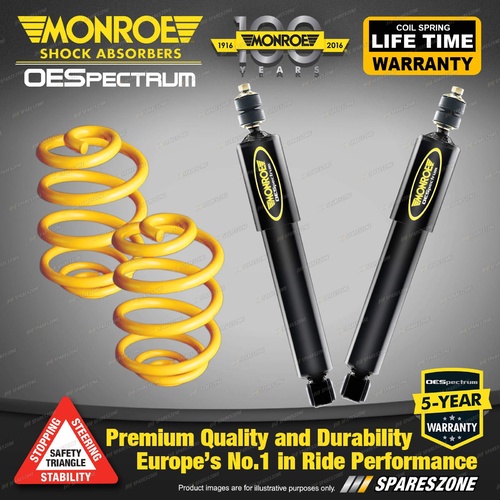 Rear Lower Monroe Shock Absorbers King Springs for MAZDA CX-7 ER Ser 1 2.3 Turbo