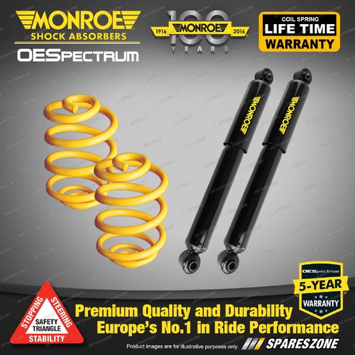 Rear Lowered Monroe Shock Absorbers King Springs for BMW 3 Series E90 05-11