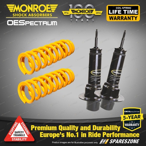 Front Raised Monroe Shocks King Springs for Jeep Cherokee KJ Wagon Diesel 03-08