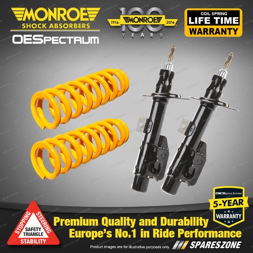 Front Raised Monroe Shock Absorbers King Springs for Holden Commodore VE 11-13