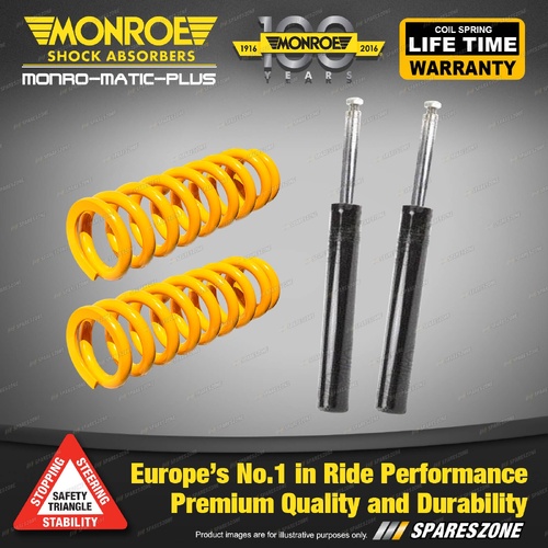 Front STD Monroe Shock Absorbers King Springs for Nissan 1200 B110 Sedan 70-73