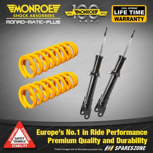 Front Raised Monroe Shock Absorbers King Springs for Nissan X-Trail T31 12-13