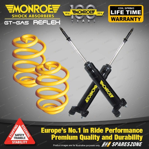 Rear Lowered Monroe Shock Absorbers King Springs for Jeep Grand Cherokee WK2