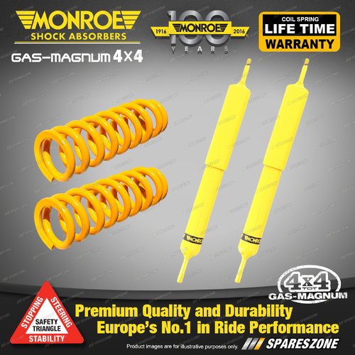 Front Standard 50-100KG Monroe Shocks King Springs for Nissan Patrol GU Y61