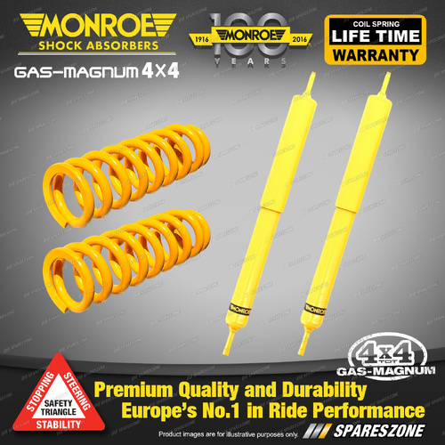 Front Raised 50-100KG Monroe Shock Absorbers King Coil for Toyota Landcruiser 80
