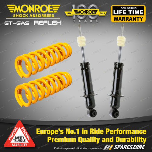 Rear Raised Monroe Shock Absorbers King Springs for Holden Statesman Caprice WN