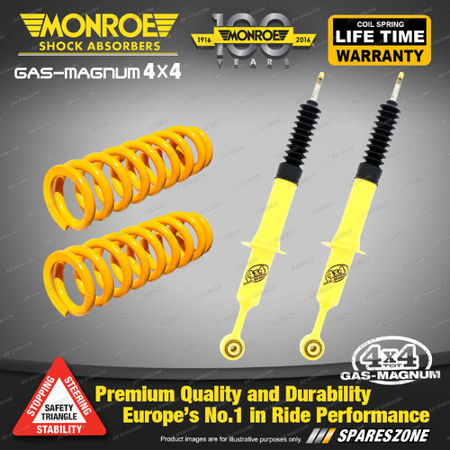 Front Standard Monroe Shocks King Springs for Toyota Prado 150 FJ Cruiser GSJ15