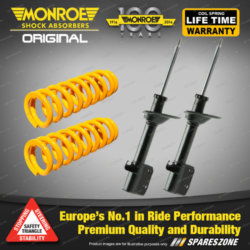 Rear Standard Monroe Shock Absorbers King Springs for Subaru Impreza GD GG GX