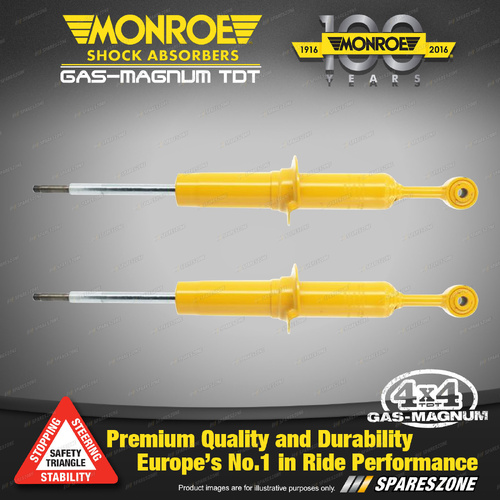 Front Monroe Magnum TDT Shock Absorbers for Toyota Hilux GGN25 KUN25 Raised