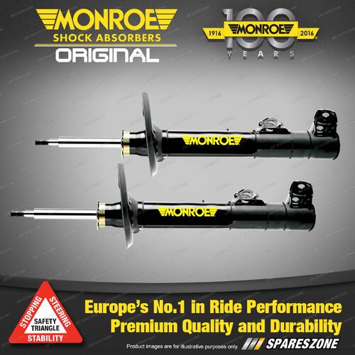 2 x Front Monroe Original Shocks for Renault Clio BH KH X98 BR0/1 CR0/1 KR0/1