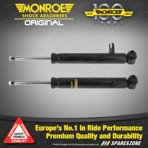 2 x Rear Monroe Original Shock Absorbers for BMW X5 F15 F85 X6 F16 F86 13-19
