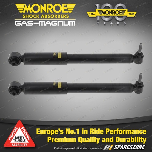 2 x Rear Monroe Gas-Magnum Shock Absorbers for Nissan Qashqai J11 J11E SUV 14-17