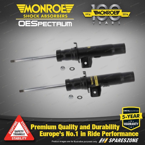 Front LH + RH Monroe OESpectrum Shock Absorbers for BMW i3 I01 08/2013-07/2021