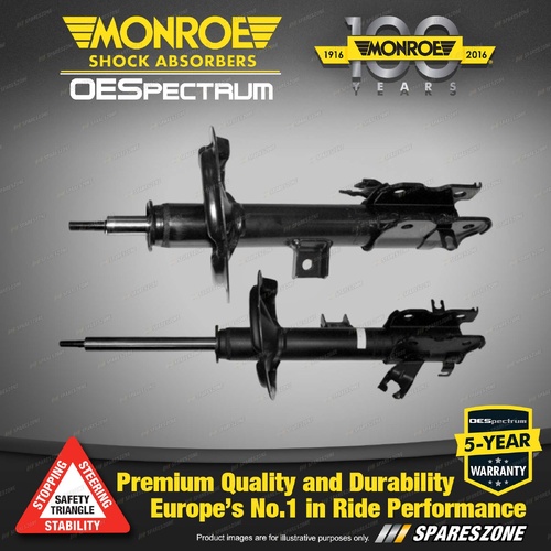 Front LH + RH Monroe OESpectrum Shock Absorbers for Nissan Murano I Z50 05-08
