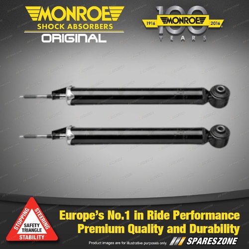 2 x Rear Monroe Original Shock Absorbers for Kia Picanto II TA 1.2L 2016-2017
