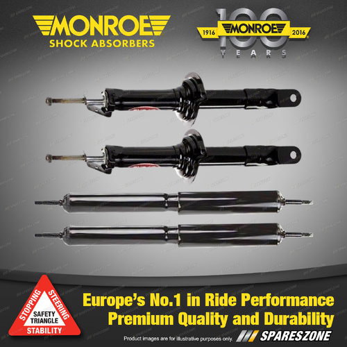 Monroe F + R Shock Absorbers for Ford Falcon Fairmont Lowered EA S/Wagon