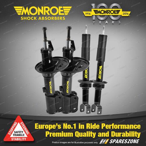 Monroe F + R Shock Absorbers for Ford Falcon Fairmont Tickford Fpv AU IRS Sedan