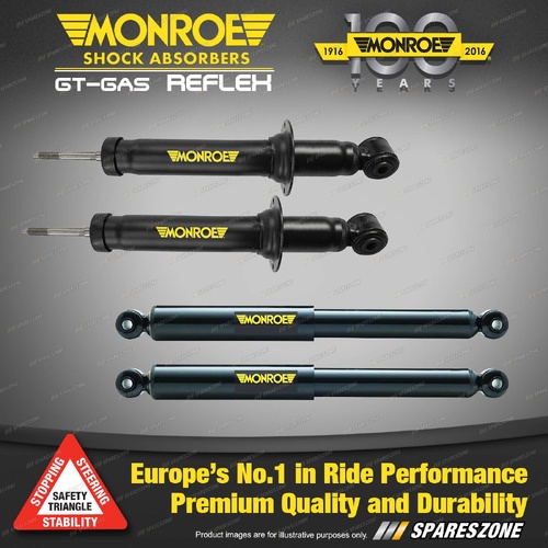Front Rear Monroe GT Gas with Reflex Shock Absorbers for Nissan Pathfinder 99-02