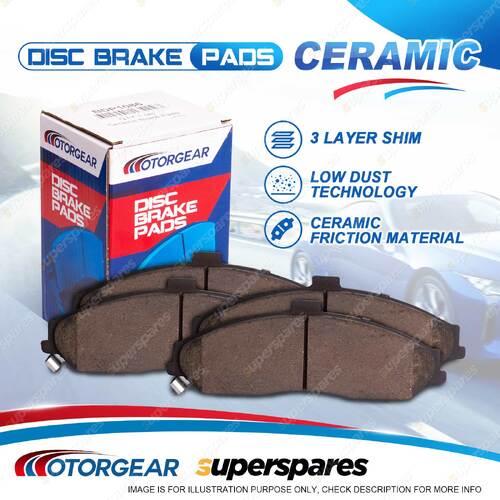 4Pcs Front Motorgear Brake Pads for Toyota Spacia Townace KR42 SR40 1996-2004