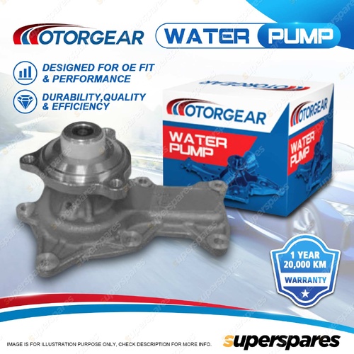Motorgear Water Pump for Jeep Wrangler JK 3.8L EGT V6 12V OHV 2007-2012