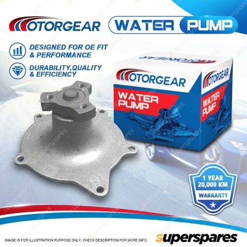 Motorgear Water Pump for Chrysler Voyager Se Wagon 3.3L V6 VU 1997-2001