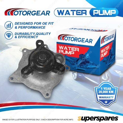 Motorgear Water Pump for Chrysler Voyager SE Wagon 3.3L V6 VU 2001-2018