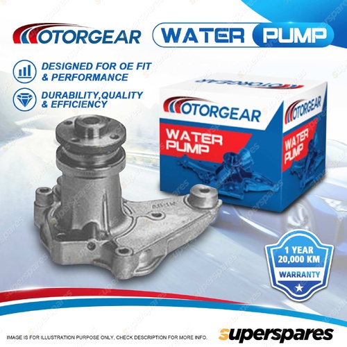 Motorgear Water Pump for Holden Barina MB ML Scurry NB 1.0L 1.3L 1985-1989