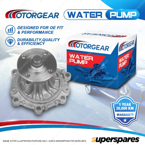 Motorgear Water Pump for Toyota Hiace LH103 LH113 LH125 LH184 LH162 LH 172 177