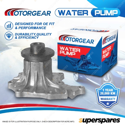 Motorgear Water Pump for Isuzu NKR200 3.1L Diesel 4JG2 01/1996-12/1998