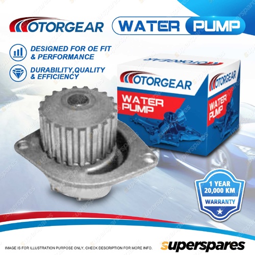 Motorgear Water Pump for Peugeot 206 1.6i 1.6L TU5JP 10/1999-2018