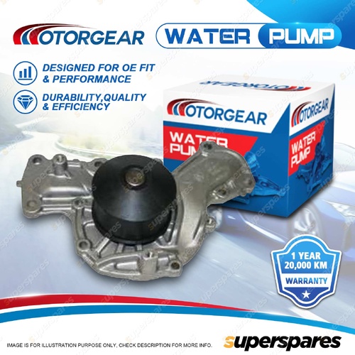 Motorgear Water Pump for Mitsubishi Pajero NP NS NT NW 3.8L V6 OHC 06-18