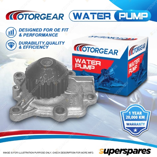 1 pc Motorgear Water Pump for Holden Gemini RB 1.5L 4XCL 1985-1987