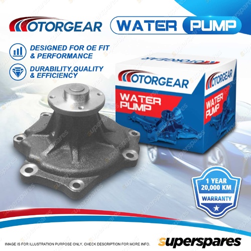 Motorgear Water Pump for Nissan Patrol GQ Y60 GU Y61 Civilian Safari Y60